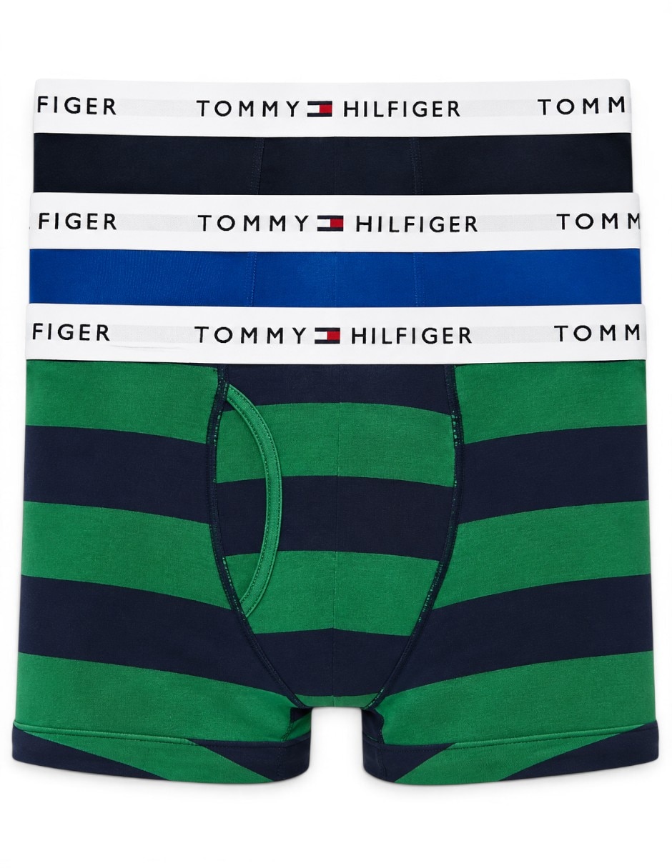Bóxer trunk TOMMY HILFIGER Cotton Classics de Algodón para hombre 3 piezas (si aplica)