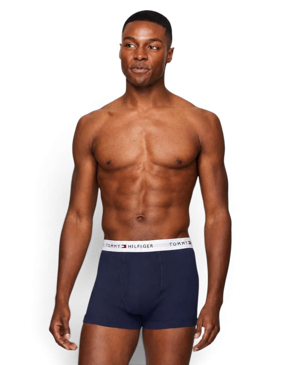 Bóxer trunk TOMMY HILFIGER Cotton Classics de Algodón para hombre 3 piezas (si aplica)