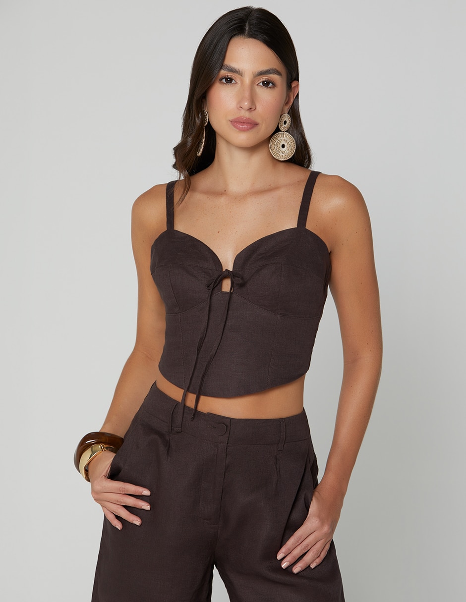 Top cuello (si aplica) Con escote escote (si aplica) Corazón tirante (si aplica) Delgado Top cuello (si aplica) Con escote escote (si aplica) Corazón tirante (si aplica) Delgado