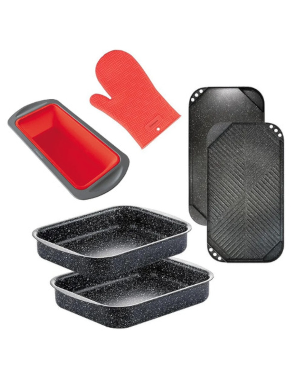 Batería de cocina de Aluminio antiadherente Antiadherente sin PFOA 5 piezas piezas Batería de cocina de Aluminio antiadherente Antiadherente sin PFOA 5 piezas piezas