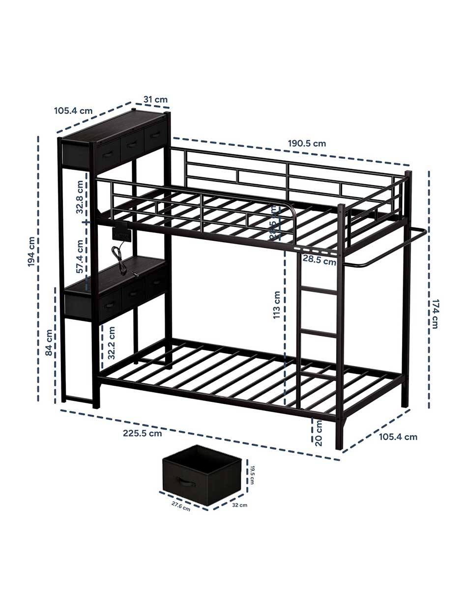 Litera Perchero y USB de Metal 8