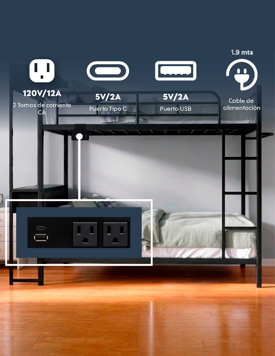 Litera Perchero y USB de Metal 7