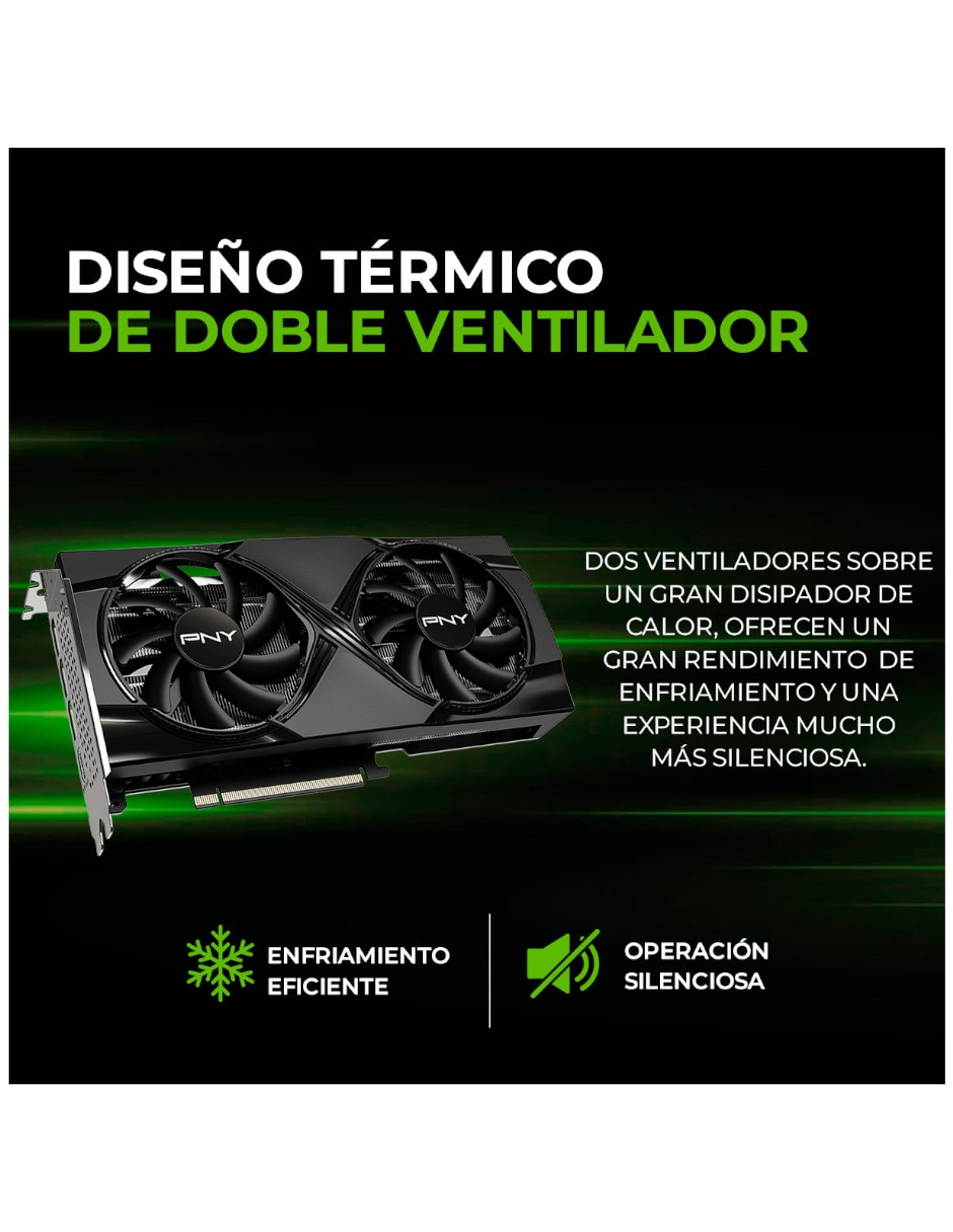 Tarjeta de video PNY VCG5060T8DFXPB1-O 6
