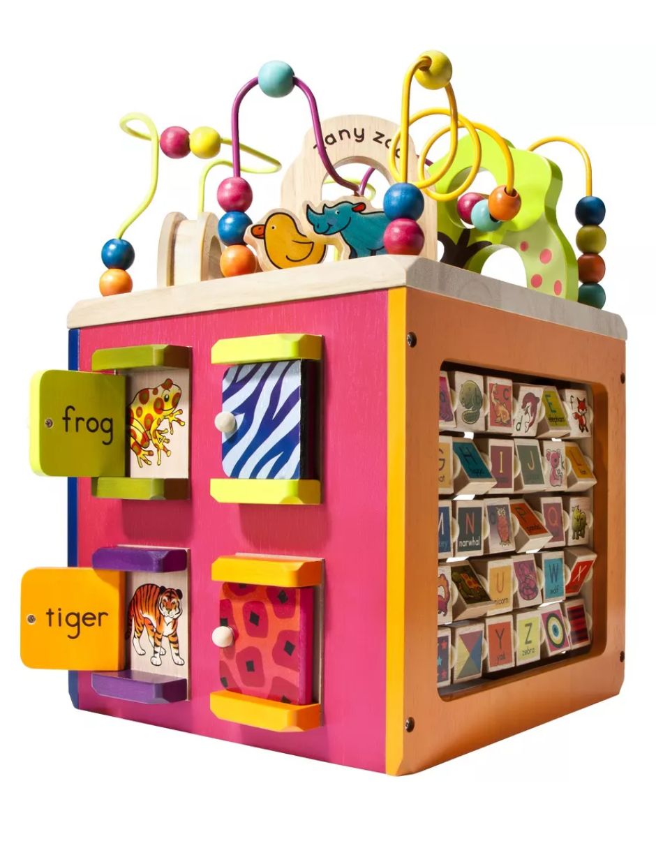 Cubo de Actividades Zany Zoo juego Estimulación temprana para Unisex