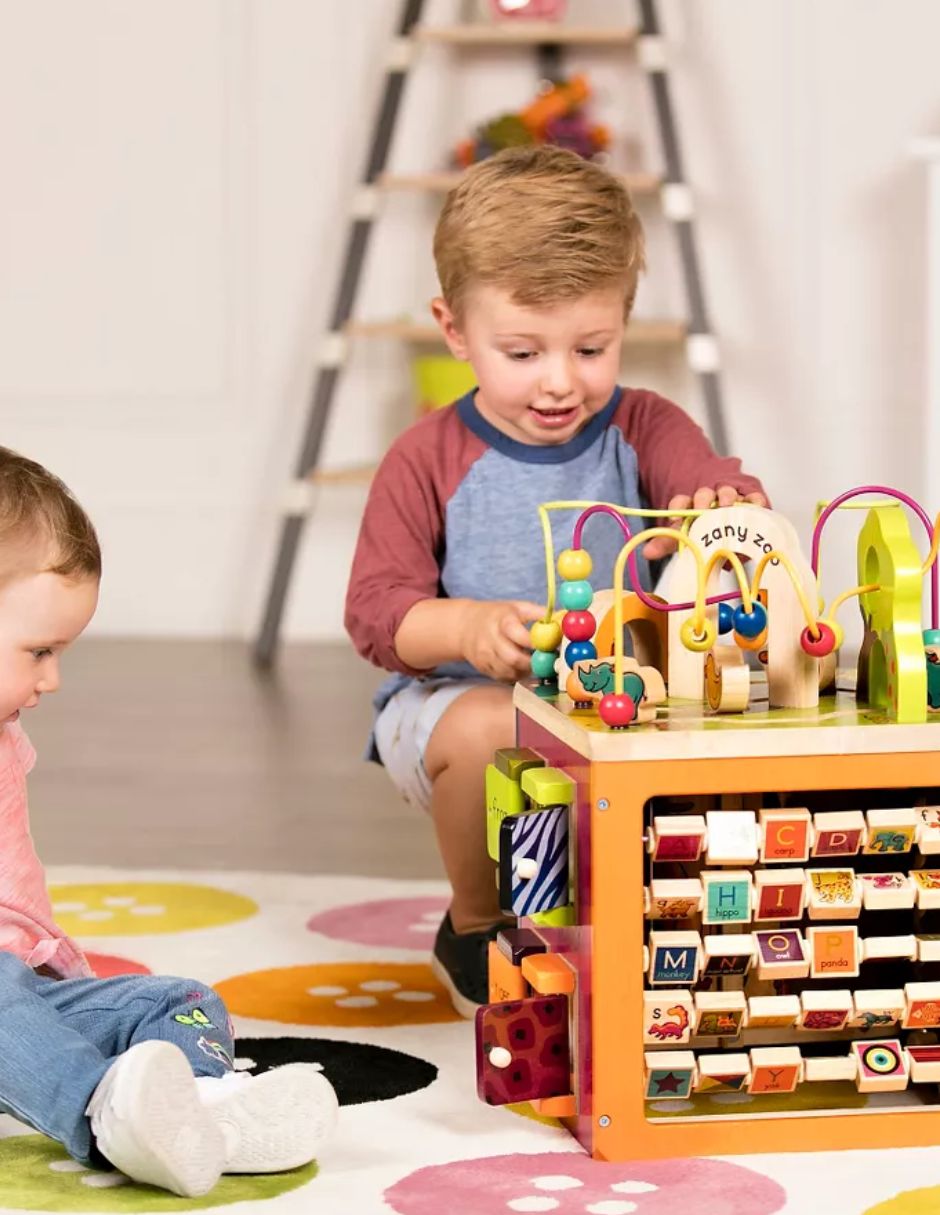Cubo de Actividades Zany Zoo juego Estimulación temprana para Unisex