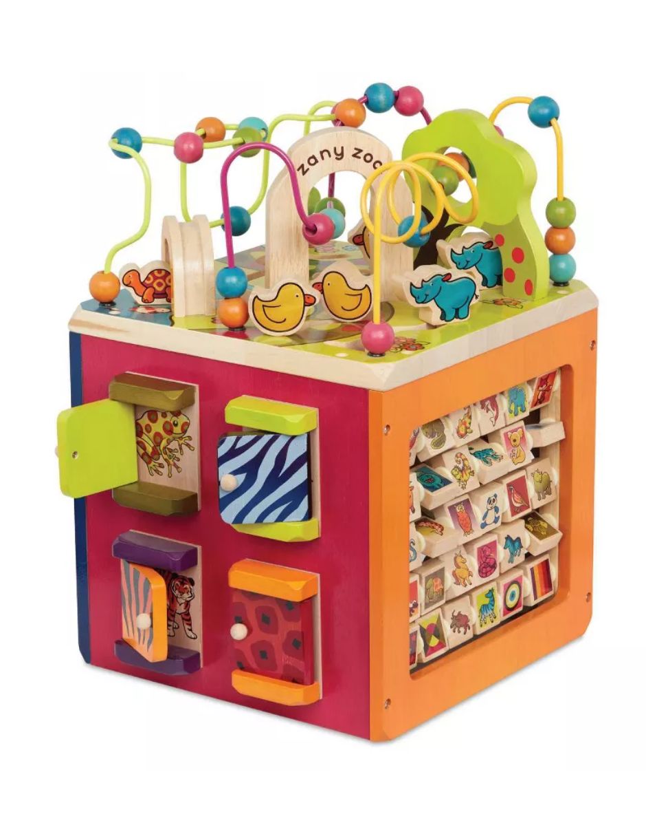 Cubo de Actividades Zany Zoo juego Estimulación temprana para Unisex