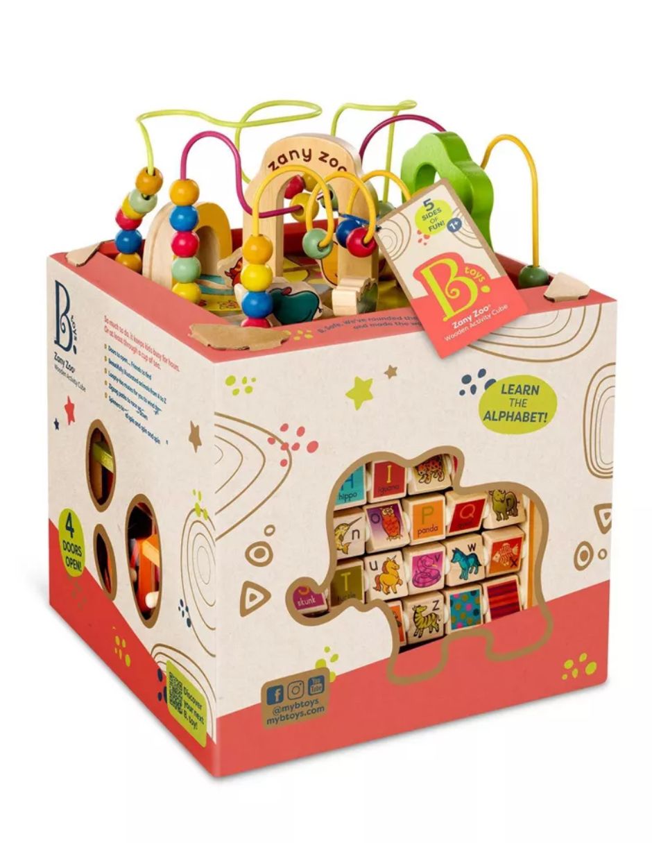 Cubo de Actividades Zany Zoo juego Estimulación temprana para Unisex