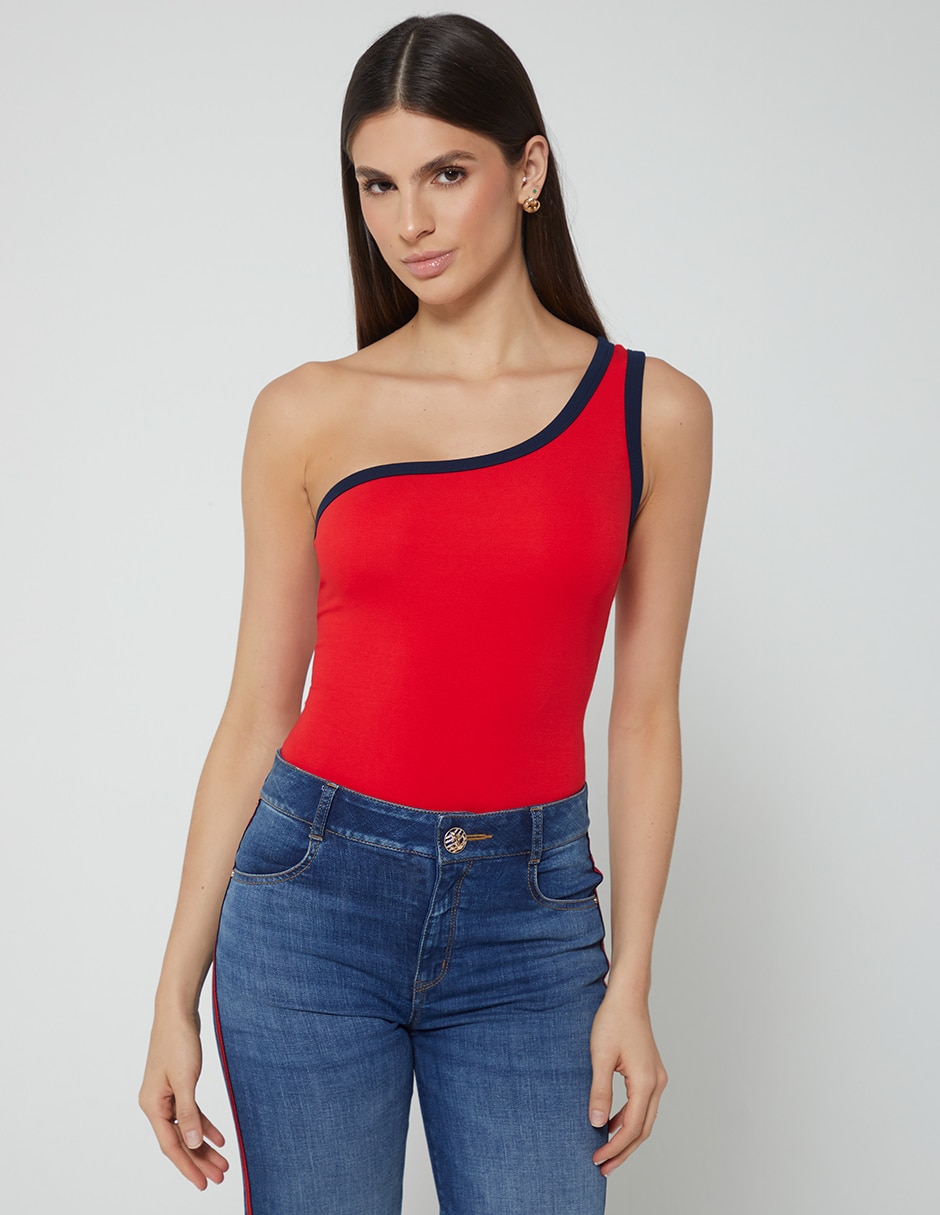 Body cuello Con escote escote Bajo para mujer