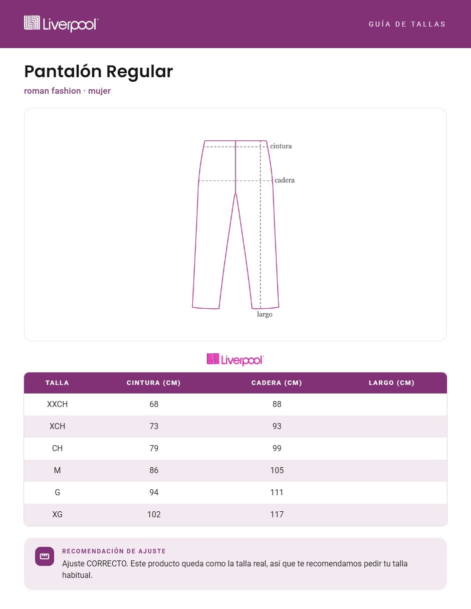 Pantalón De vestir No aplica Amplio para mujer 6