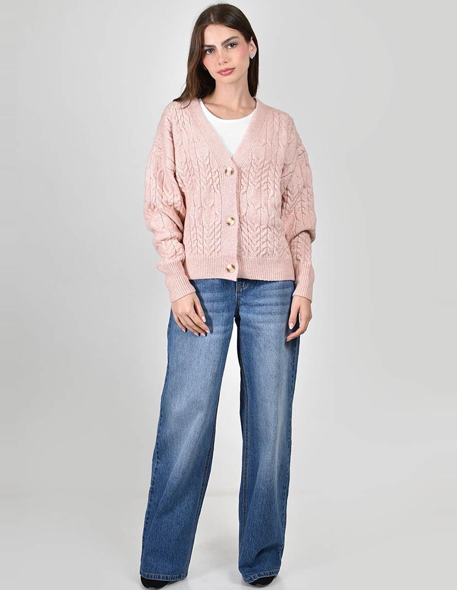 Suéter ROMAN FASHION cuello V para mujer 2