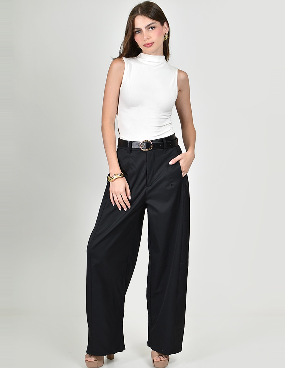 Pantalón De vestir No aplica Amplio para mujer Pantalón De vestir No aplica Amplio para mujer