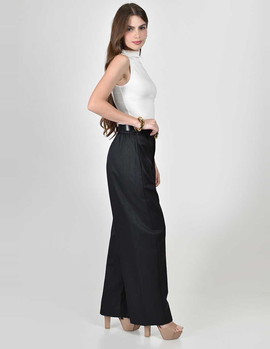 Pantalón De vestir No aplica Amplio para mujer 2