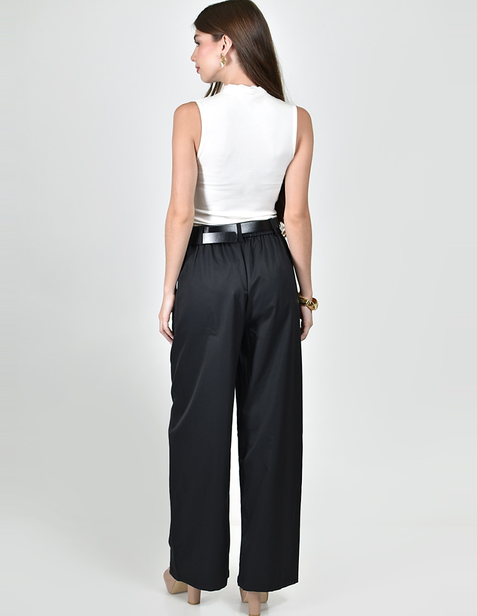 Pantalón De vestir No aplica Amplio para mujer 3