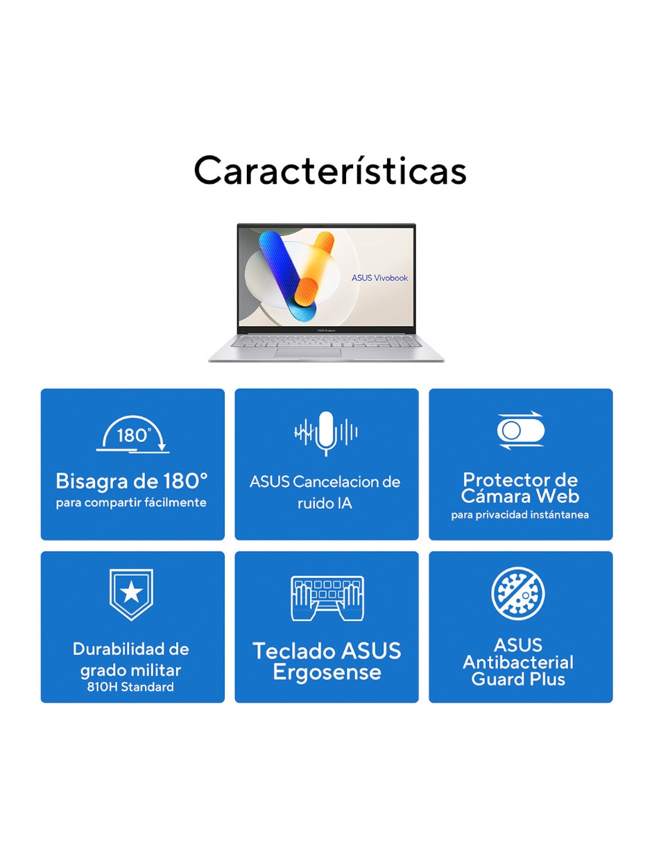 Laptop 90NB13Y2-M03370 15.6 pulgadas Full HD Intel core 7 Integradas 8 GB RAM 512 GB 8