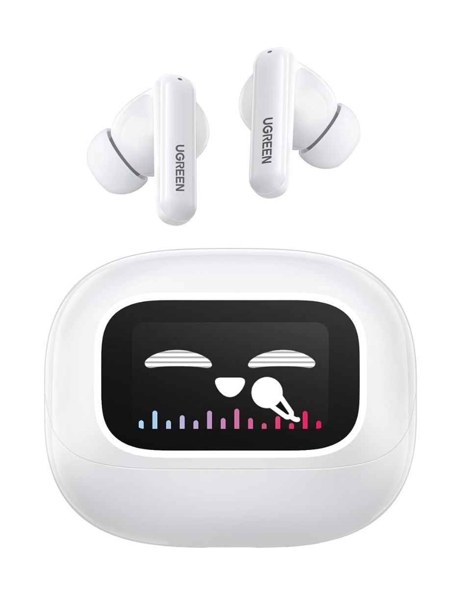 Audífonos In-Ear Audífonos Inalámbricos ANC EchoBuds UGREEN con pantalla inteligente Inalámbrica con (si aplica) Sí Audífonos In-Ear Audífonos Inalámbricos ANC EchoBuds UGREEN con pantalla inteligente Inalámbrica con (si aplica) Sí