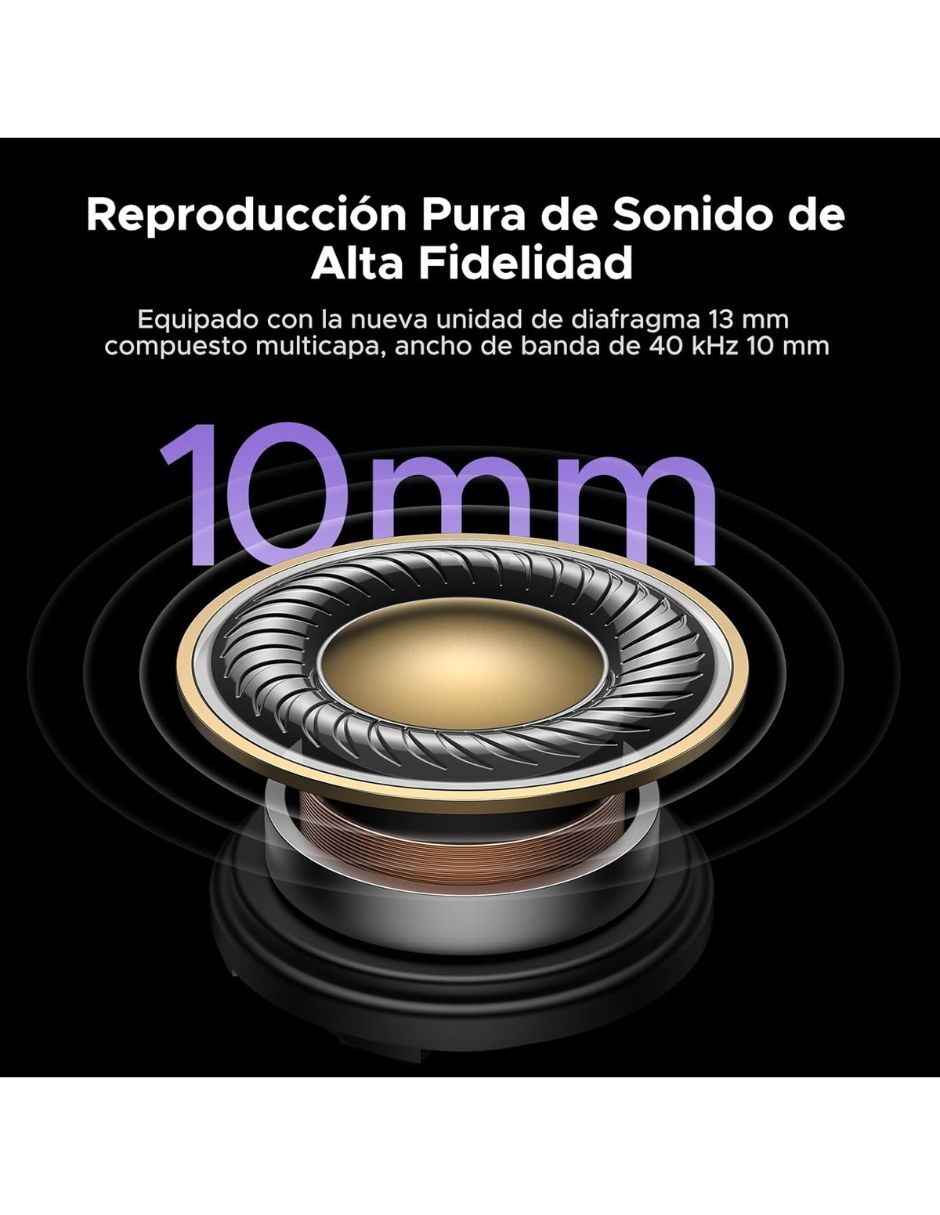 Audífonos In-Ear Audífonos Inalámbricos ANC EchoBuds UGREEN con pantalla inteligente Inalámbrica con (si aplica) Sí 7