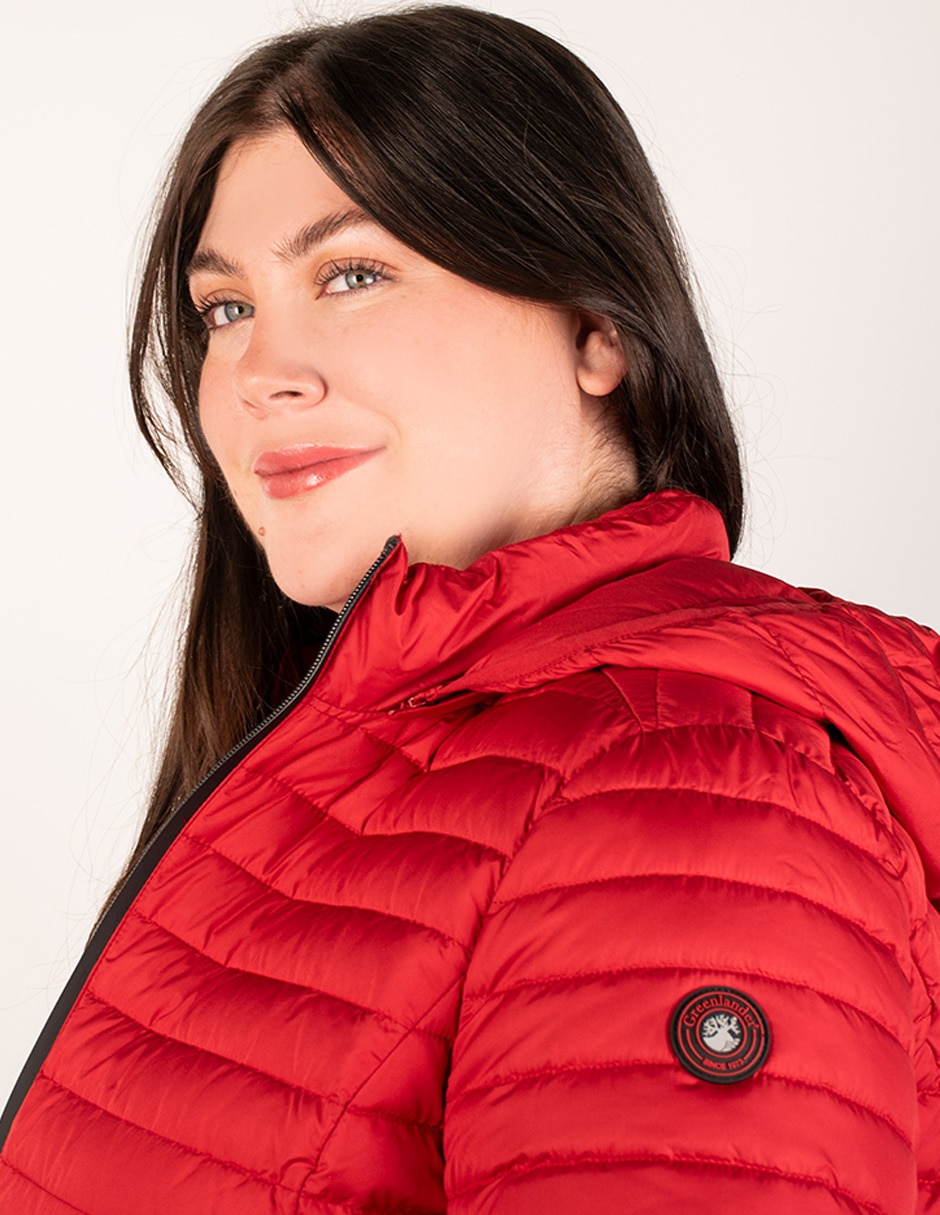 Chamarra Casual PLUS SIZE No de Poliéster para mujer 3