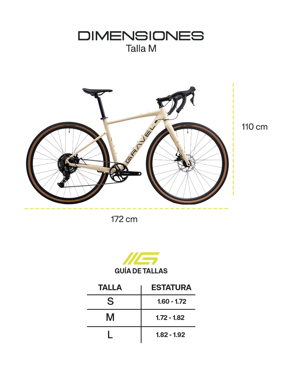 Bicicleta GRAVEL rodada para Unisex 10
