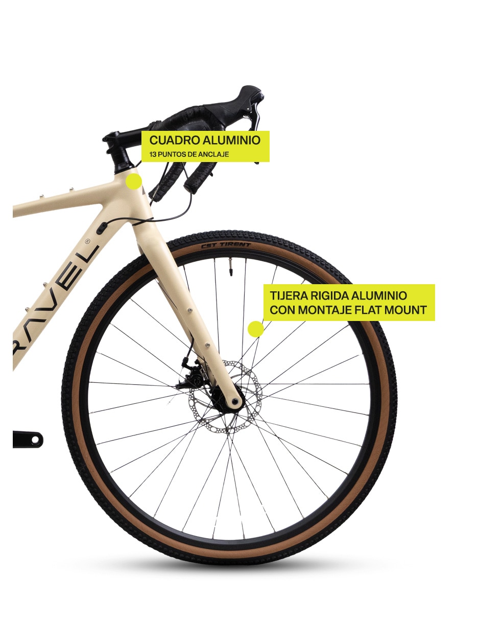 Bicicleta GRAVEL rodada para Unisex 2
