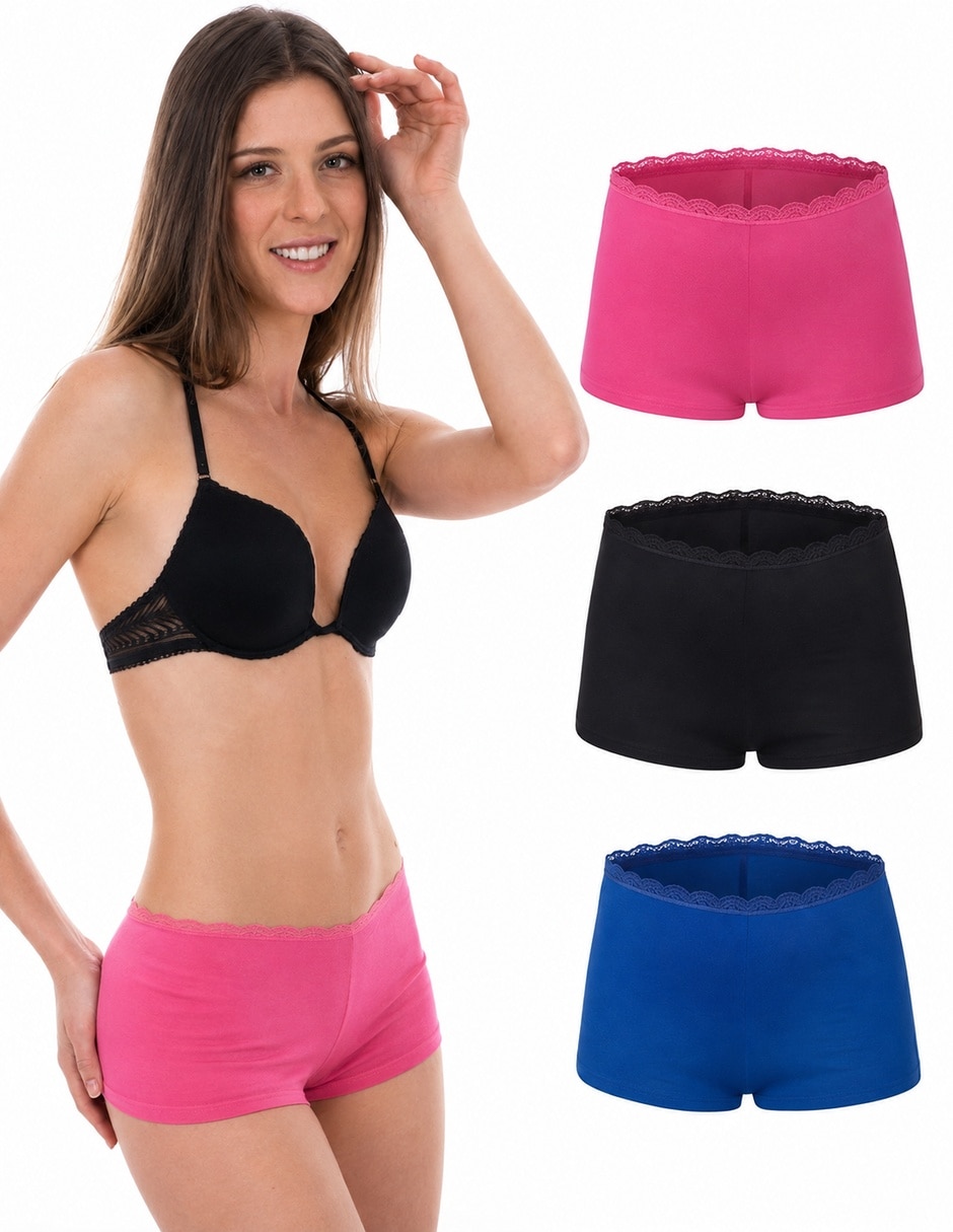 Bóxer de Poliamida y elastano para mujer