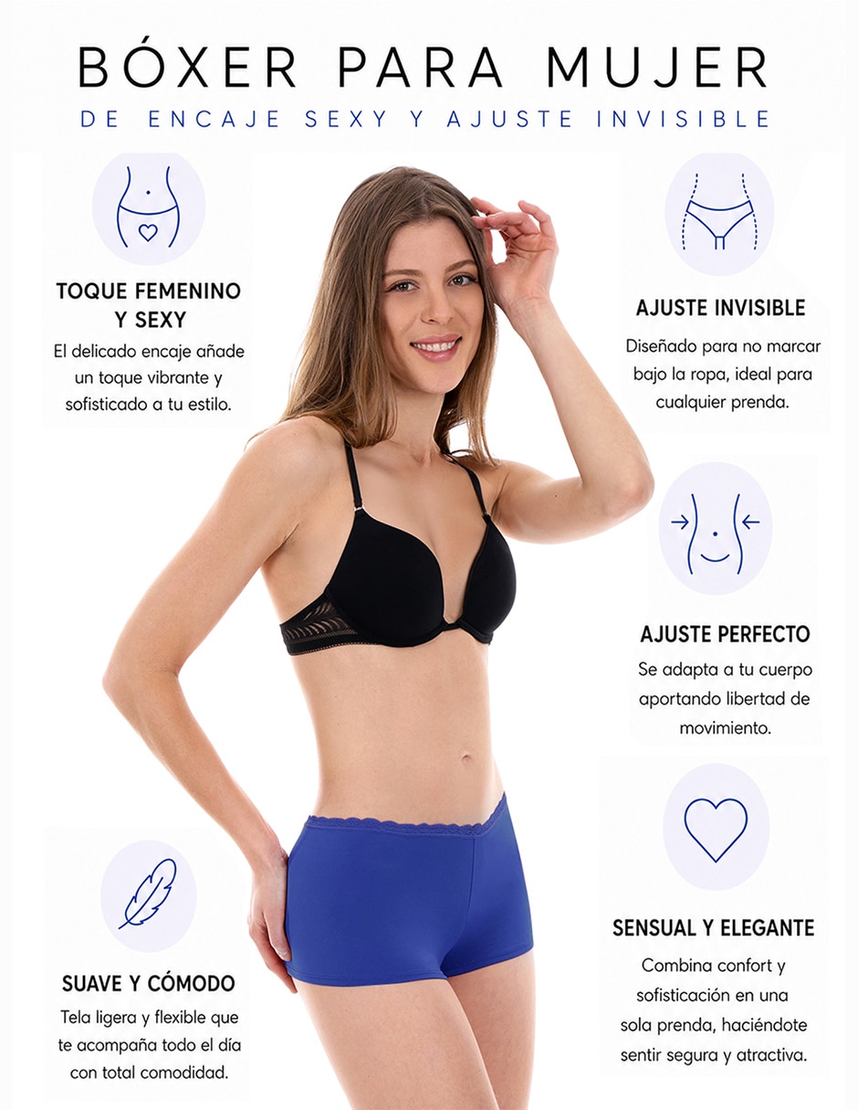 Bóxer de Poliamida y elastano para mujer 2
