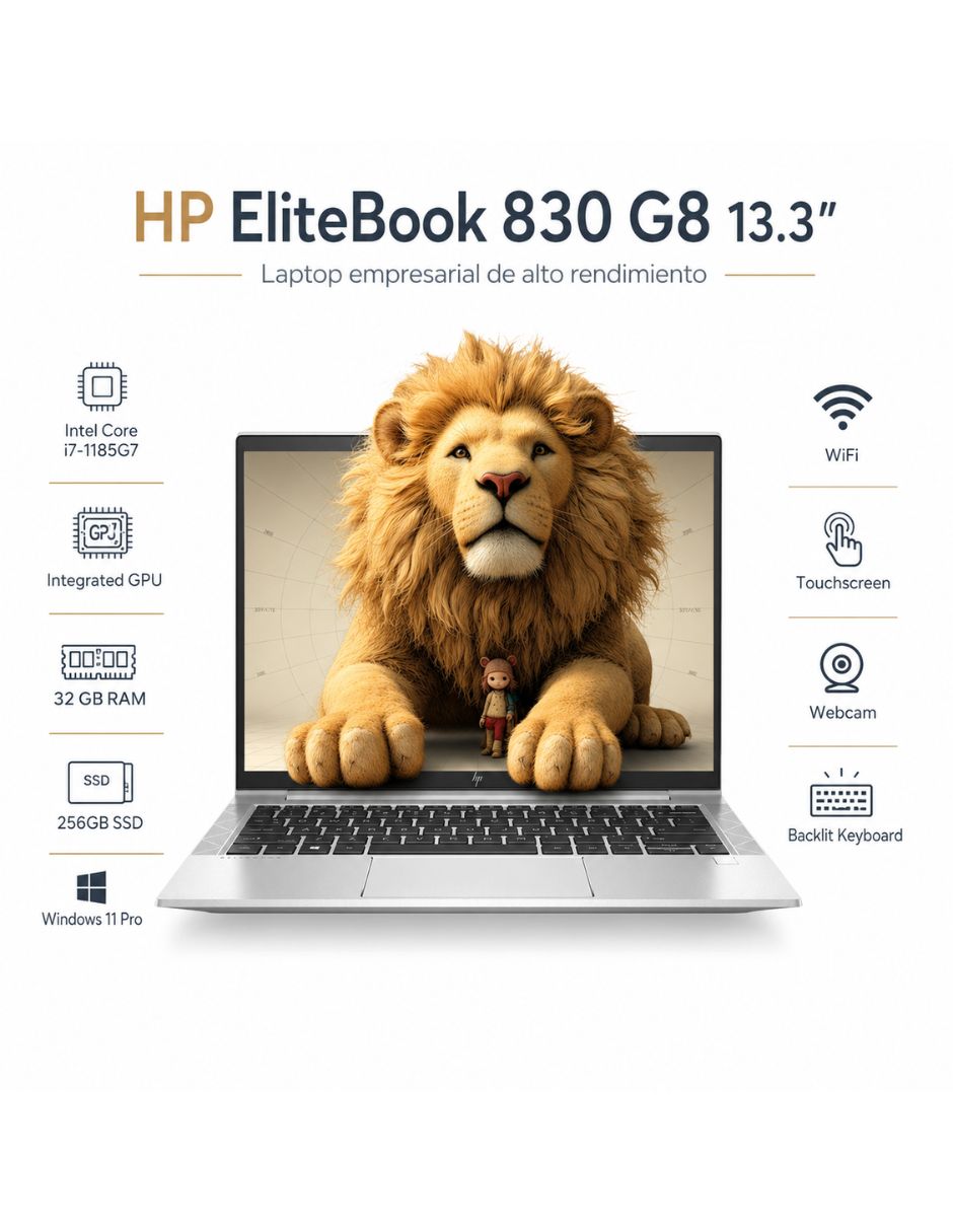 Laptop Sí 13.3 pulgadas Full HD Intel Core i7 Integradas 32 GB RAM No aplica 256 GB