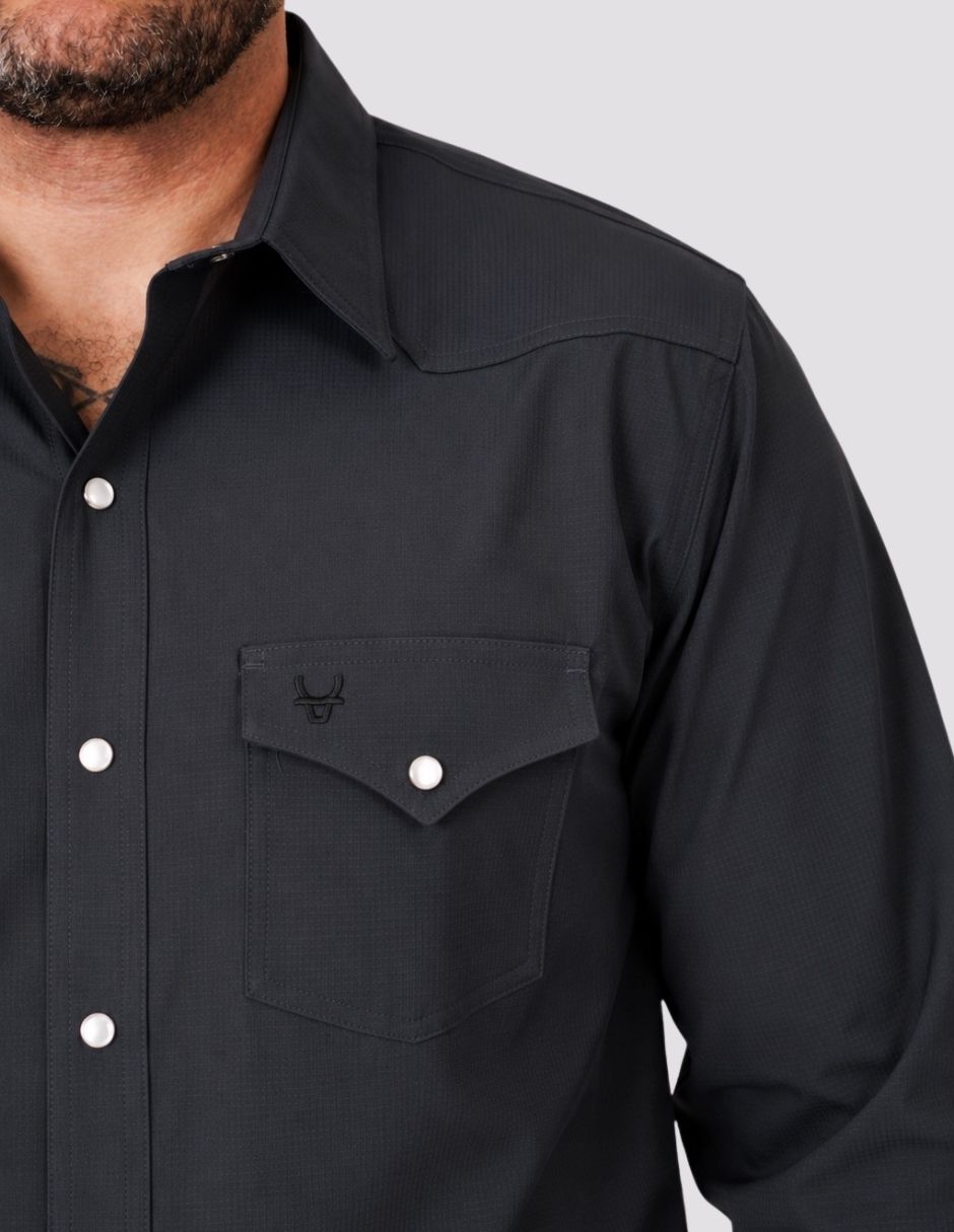 Camisa Casual de (si aplica) Poliéster manga Larga para hombre 6