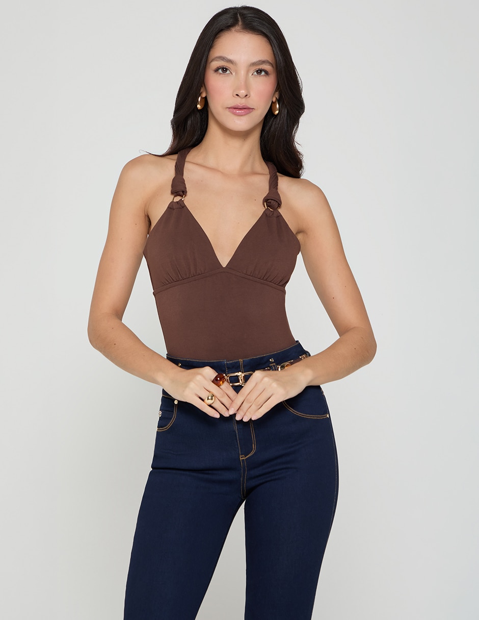 Body STUDIO F cuello Con escote escote V para mujer