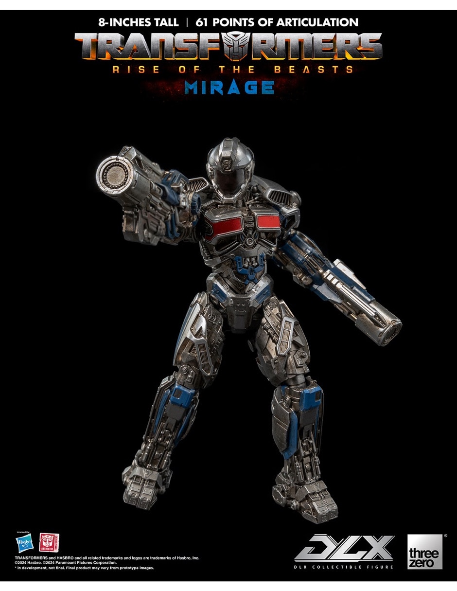 Set de figura de colección Sí Transformers: Rise of the Beasts Mirage Deluxe Con luz 7