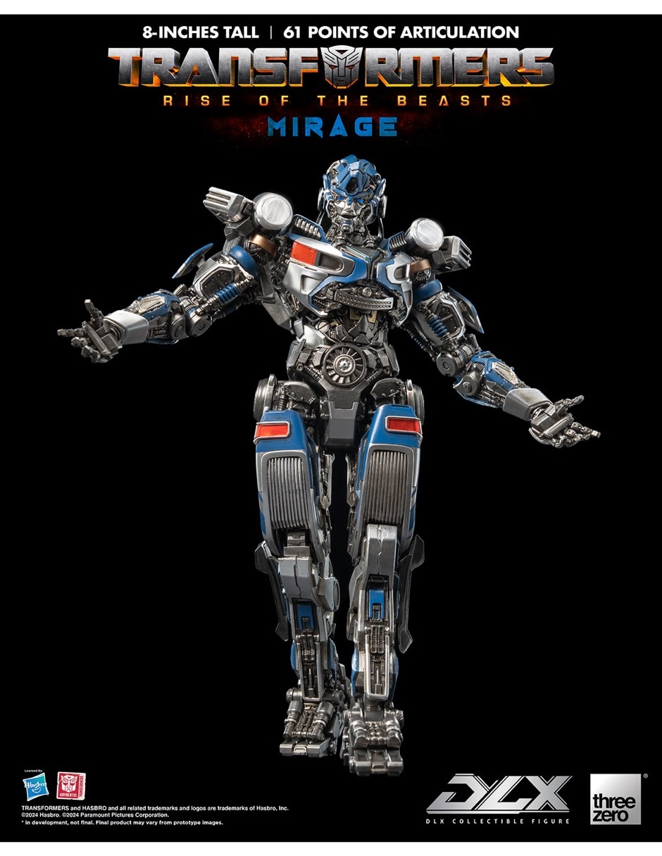 Set de figura de colección Sí Transformers: Rise of the Beasts Mirage Deluxe Con luz