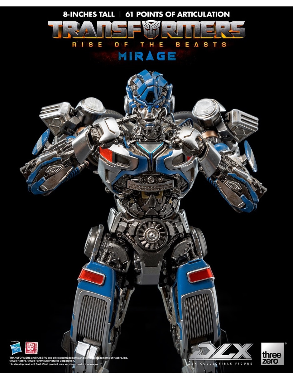 Set de figura de colección Sí Transformers: Rise of the Beasts Mirage Deluxe Con luz 6