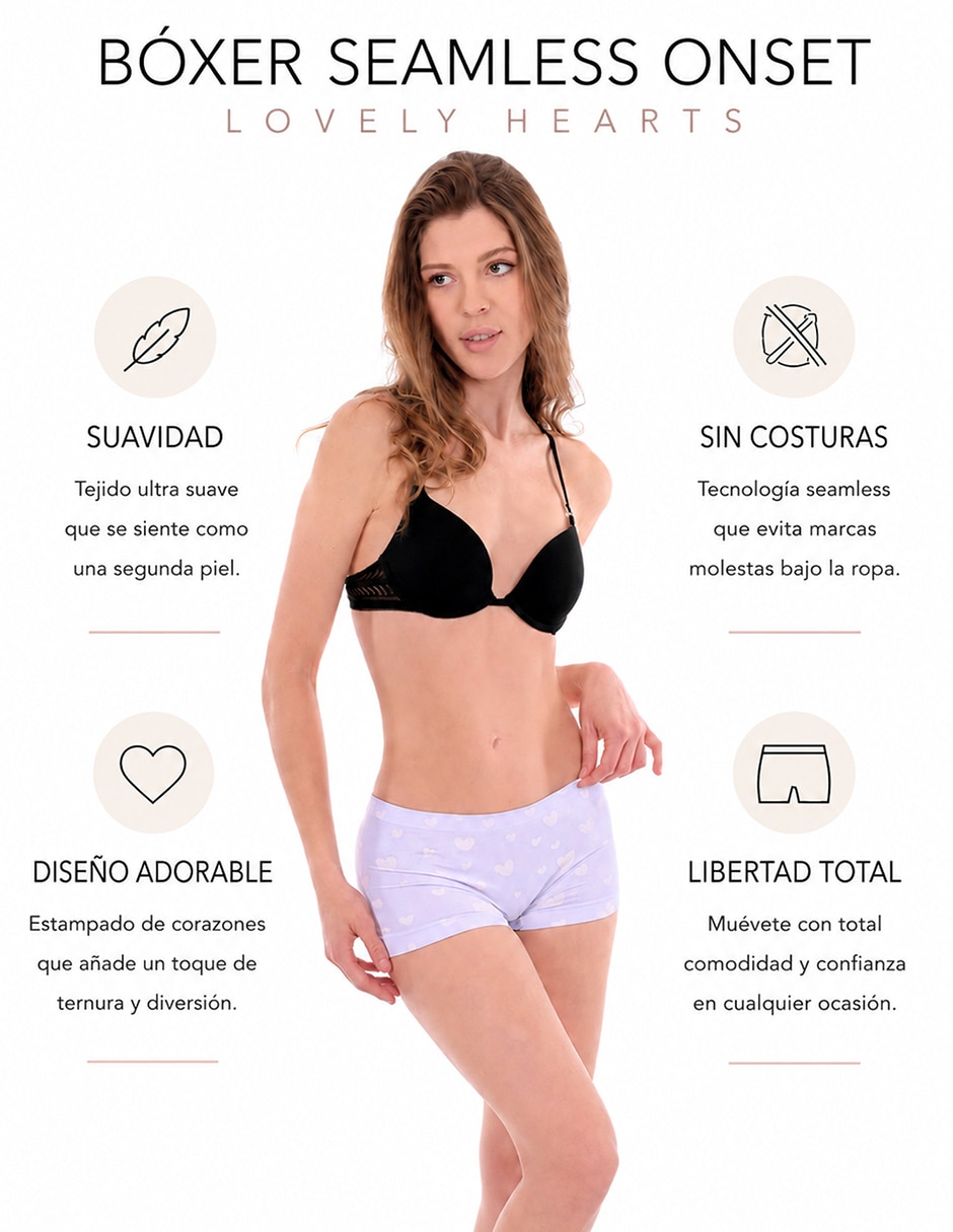 Bóxer de Poliamida y elastano para mujer 8
