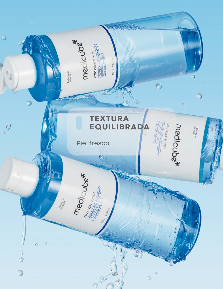 Tónico exfoliante Tónico Reductor de Poros con Ácido Hialurónico AHA BHA y PHA 250 ml 4