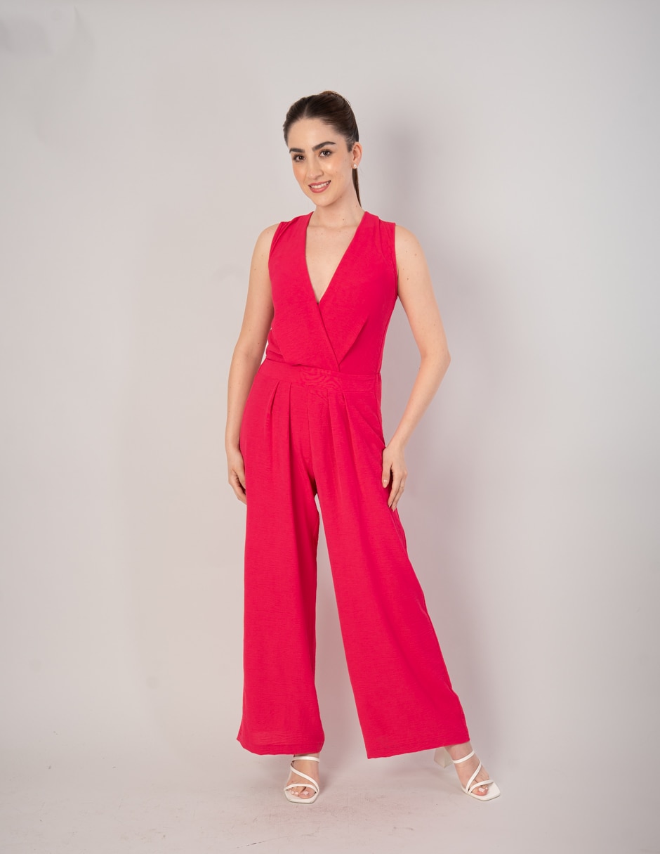 Jumpsuit de Algodón y poliéster Formal estampado Liso para mujer Jumpsuit de Algodón y poliéster Formal estampado Liso para mujer