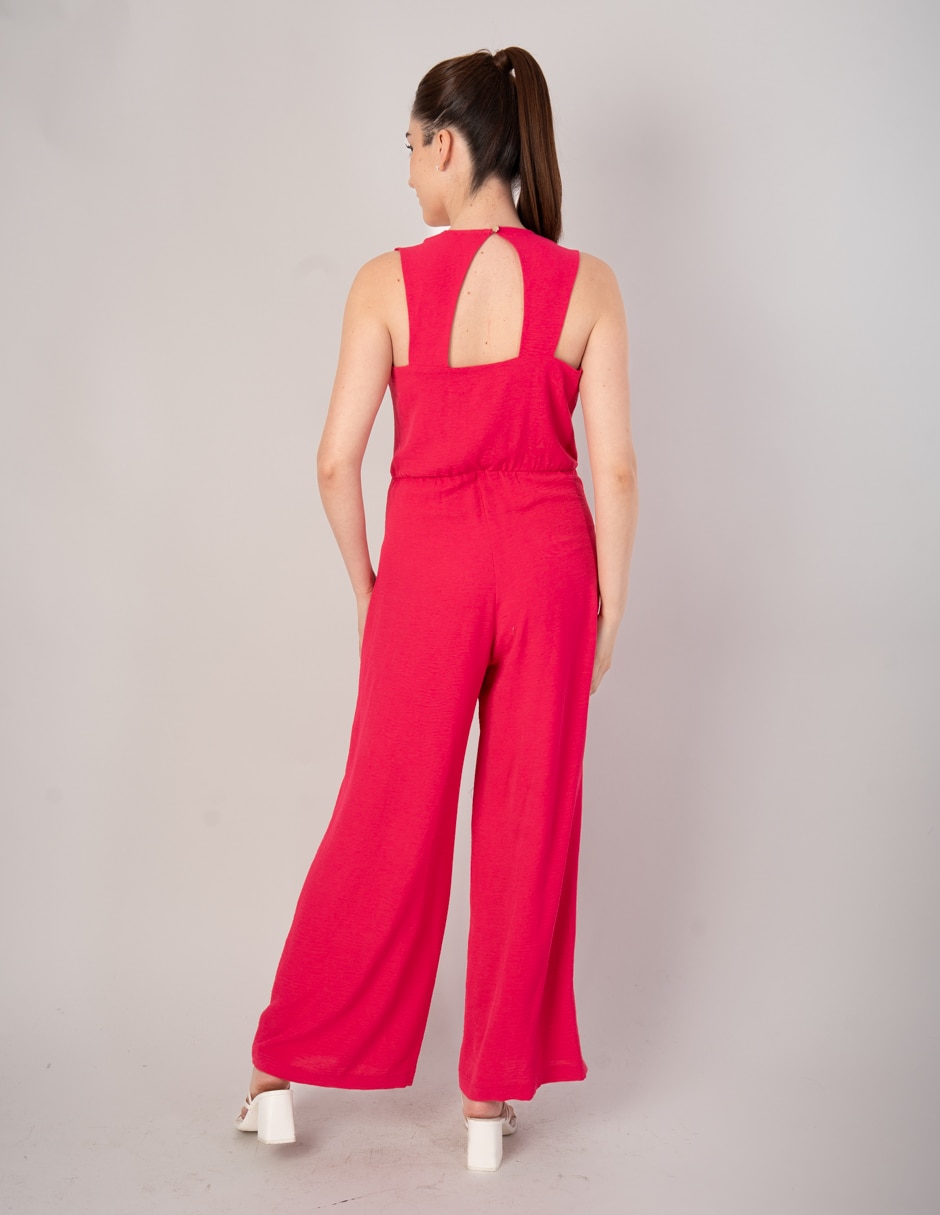 Jumpsuit de Algodón y poliéster Formal estampado Liso para mujer 2
