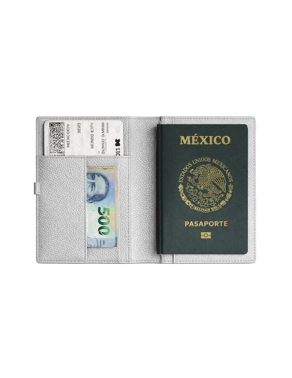 Porta pasaporte Porta Pasaportes con Pines de Sintético 3