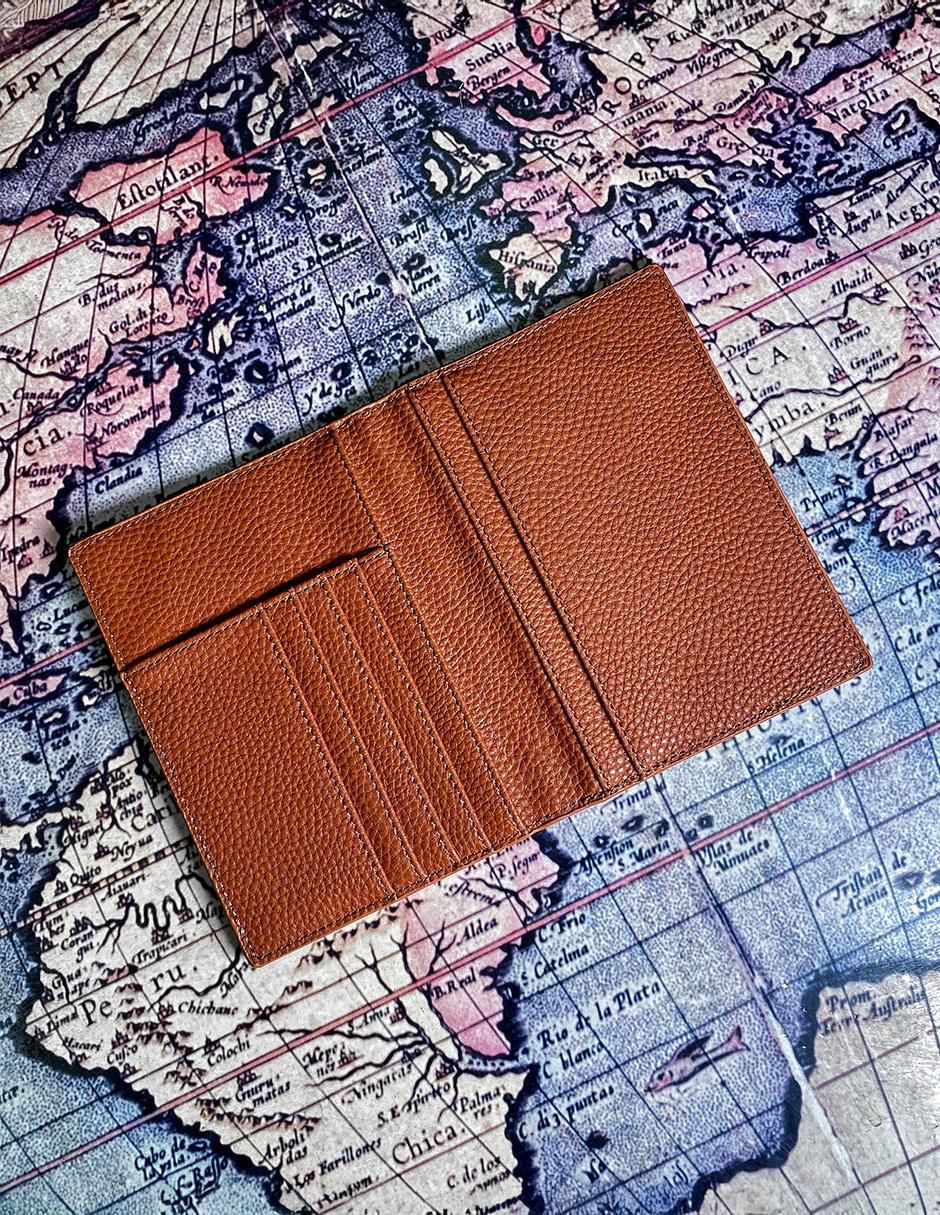 Porta pasaporte Porta Pasaportes con Pines de Sintético 5
