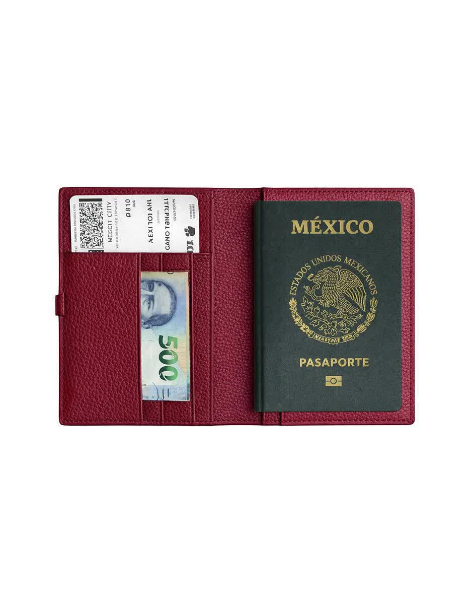 Porta pasaporte Porta Pasaportes con Pines de Sintético 2