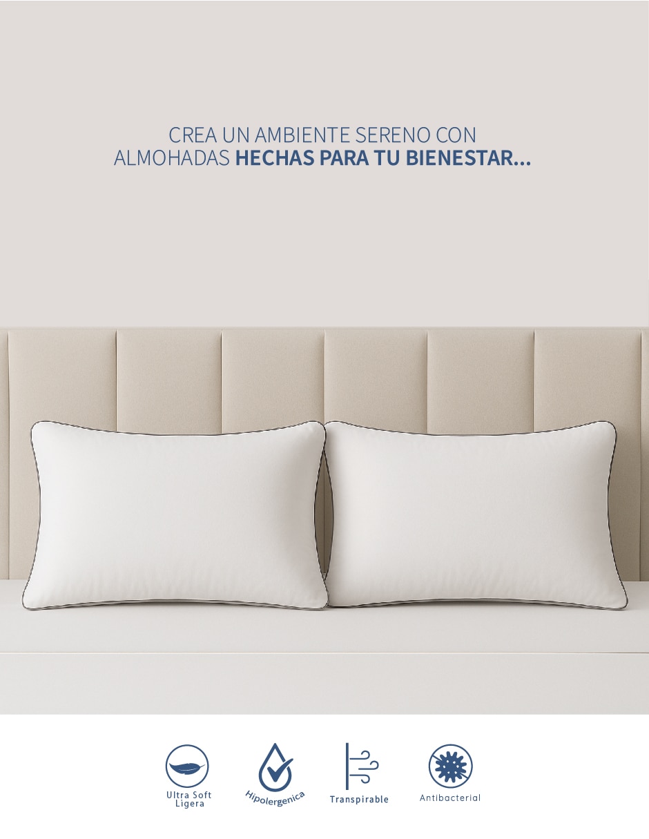 Set de almohada Cloude firmeza media 2