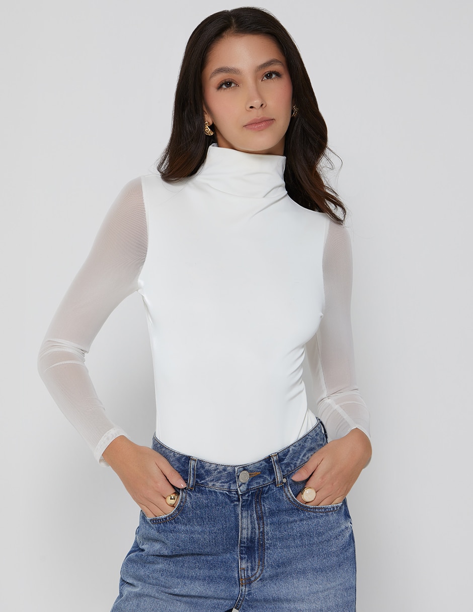 Body STUDIO F cuello Tortuga escote Con cuello para mujer