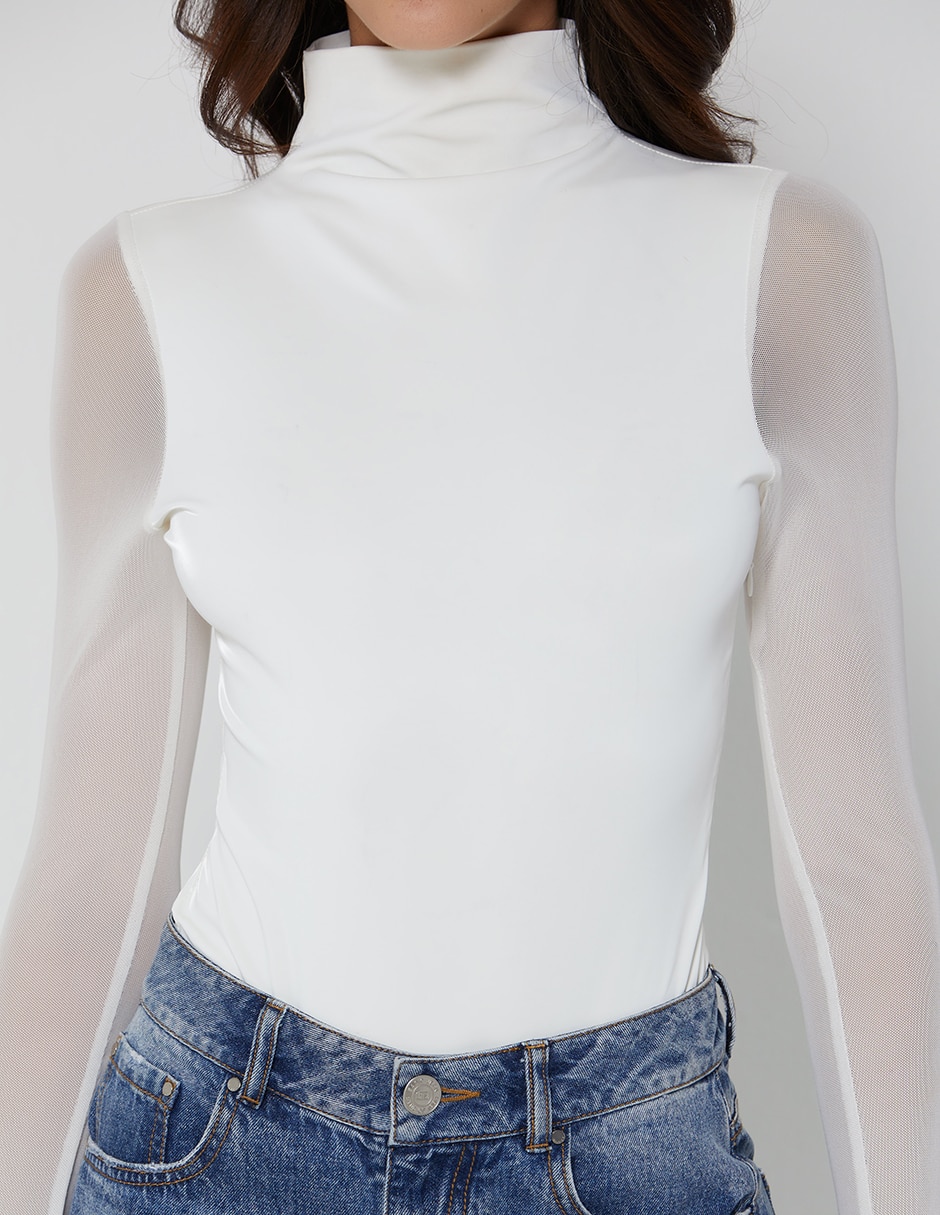 Body STUDIO F cuello Tortuga escote Con cuello para mujer