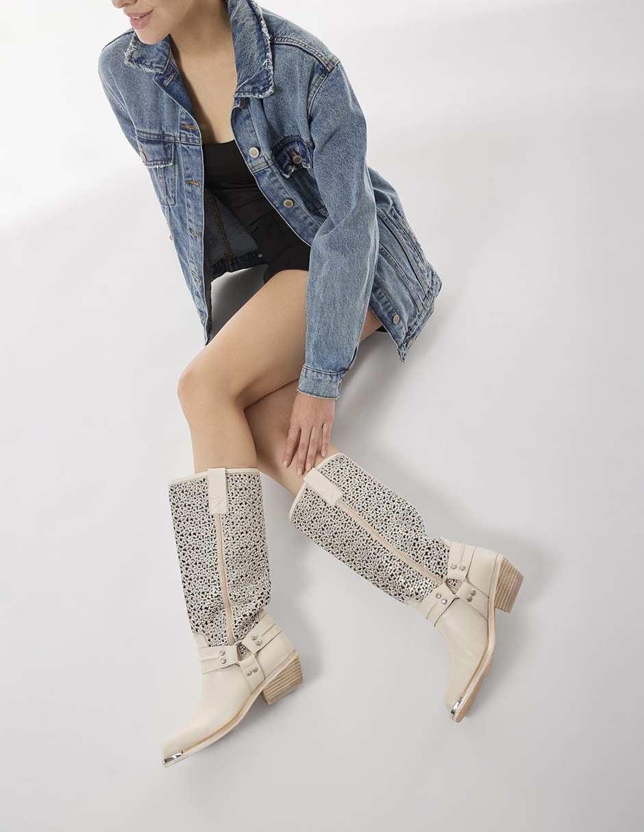 Bota Abajo de la rodilla Sin Familia de Piel para mujer 5