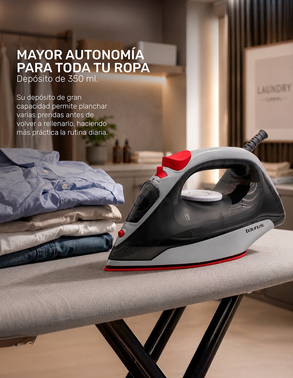 Plancha TAURUS Planchas de vapor Fiora suela Cerámica