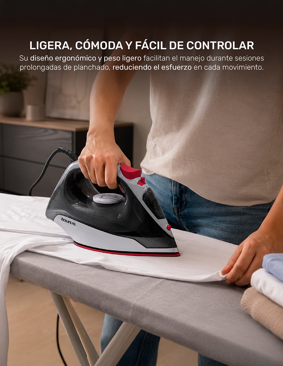 Plancha TAURUS Planchas de vapor Fiora suela Cerámica