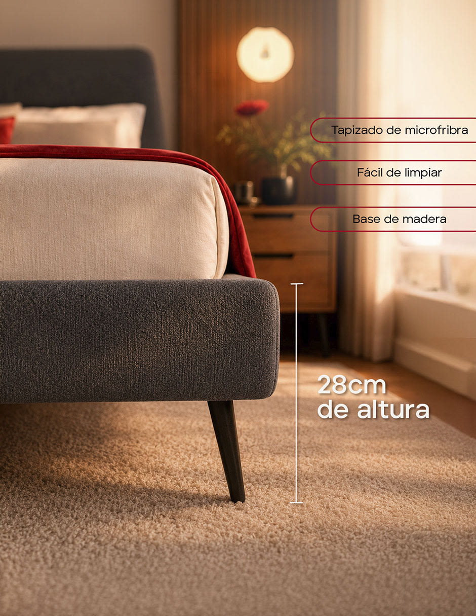 Base para cama Sí de Madera
