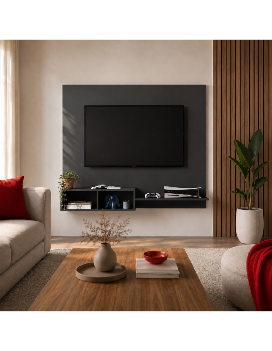Mueble flotante para TV Sí de Madera 4
