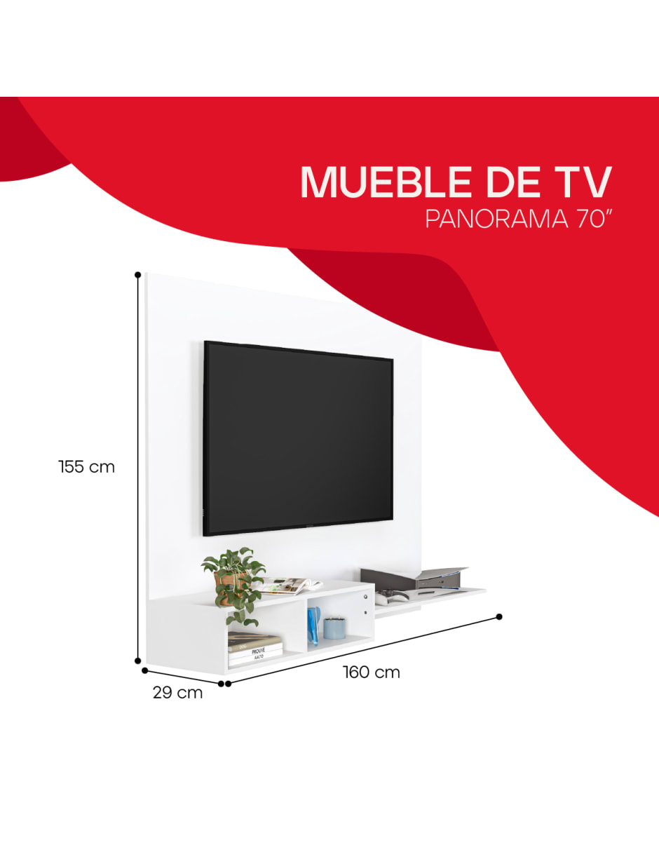Mueble flotante para TV Sí de Madera 8