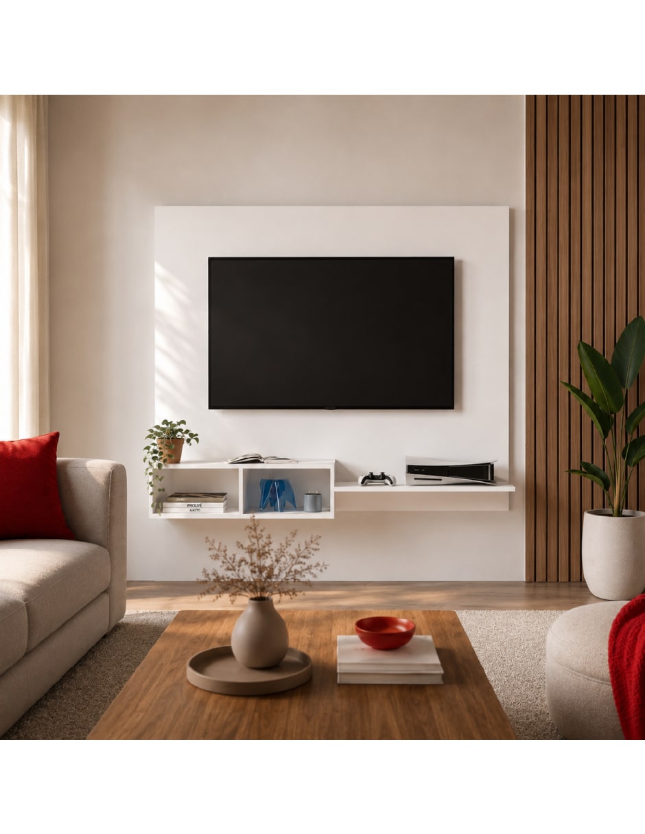 Mueble flotante para TV Sí de Madera 4