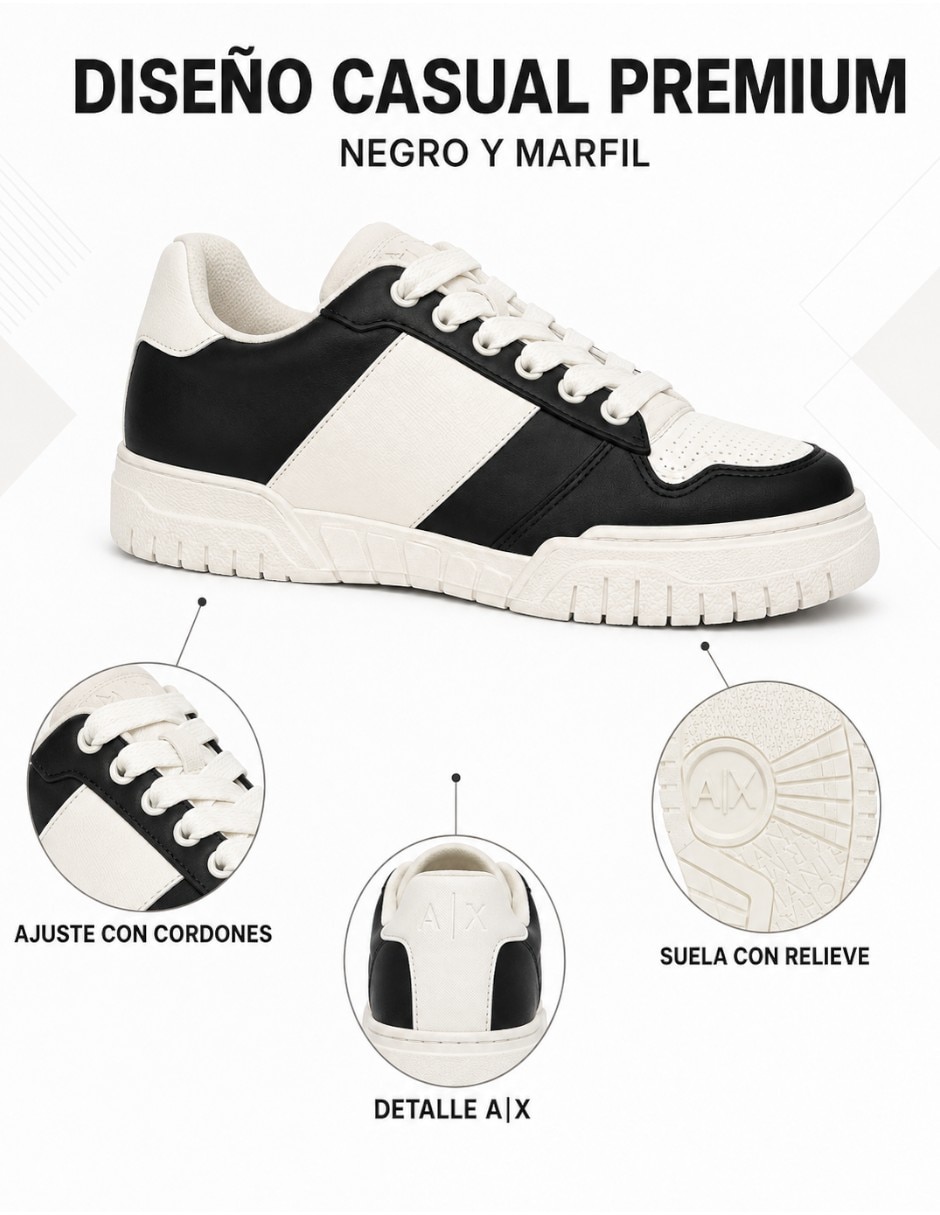 Tenis de piel(si aplica) ARMANI EXCHANGE para hombre