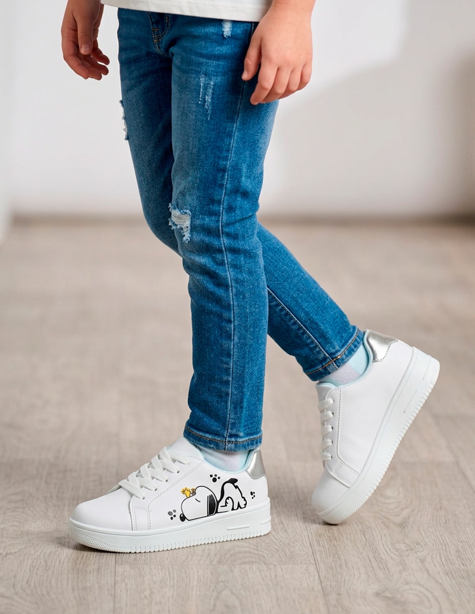 Tenis ZMÉXICO para Infantil Niña Sin familia o coleccion Snoopy 3